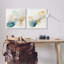 Ensemble d'art mural sur toile 2 pièces Pale Earth Tone, conception par Irena Orlov-1467997751