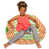 Polyester orange / vert est en rupture de stock