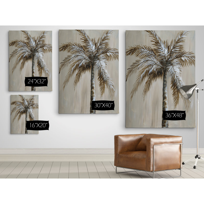 « palm magic ii », reproduction sur toile enroulée sur toile, H 16 po x l 20 po x P 1,5 po