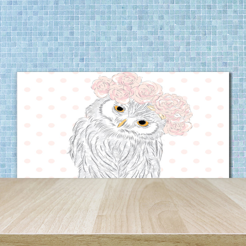 Frethi 50cm W x 100cm L Glass Peel and Stick Panel