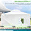 Housse de pavillon de jardin 12 pi x 20 pi pour abris de jardin à toit rigide-1494067474