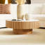 Table basse ronde ronde en métal fritté pour table ronde