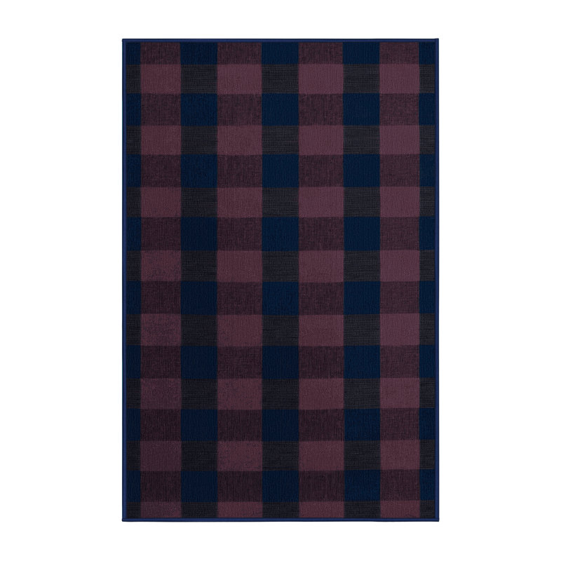 Tapis mauve lavable à la machine, Tapis de couloir 2 pi x 5 pi