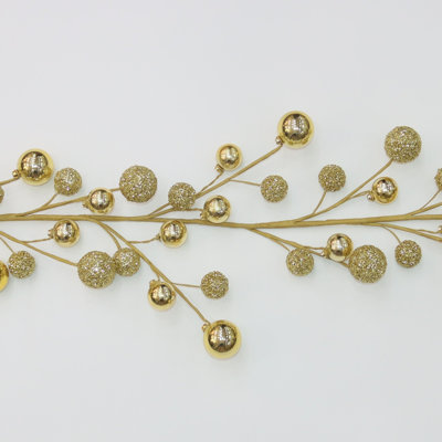 Gold Christmas Balls Garland