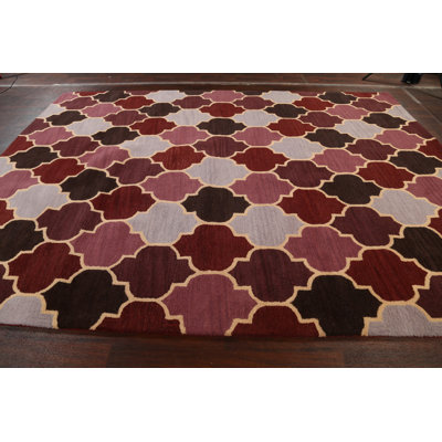 Wool Geometric Indoor Rug