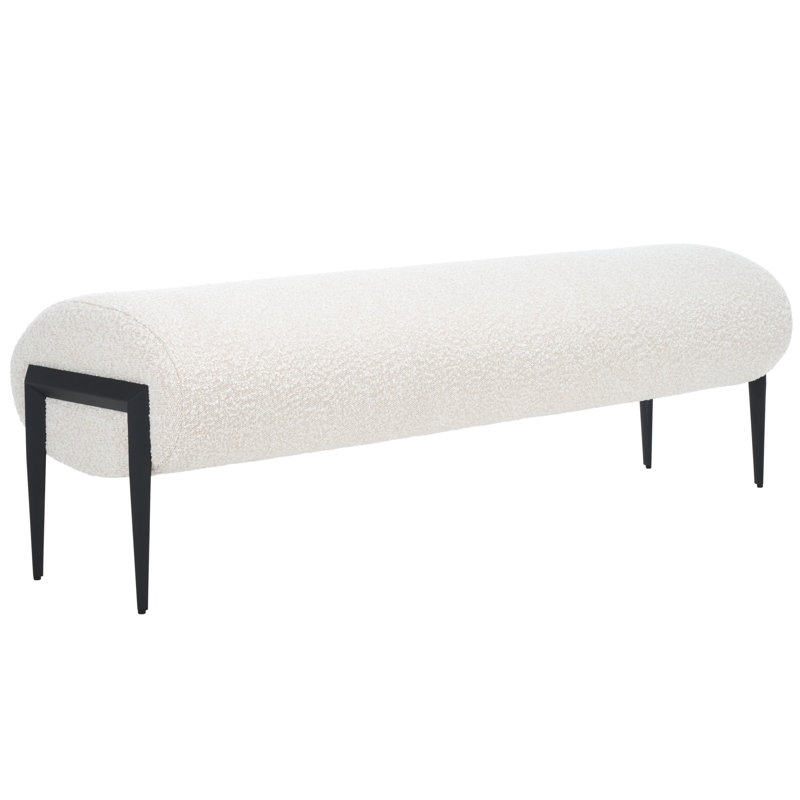 Banc rembourré Breshauna, Beige clair