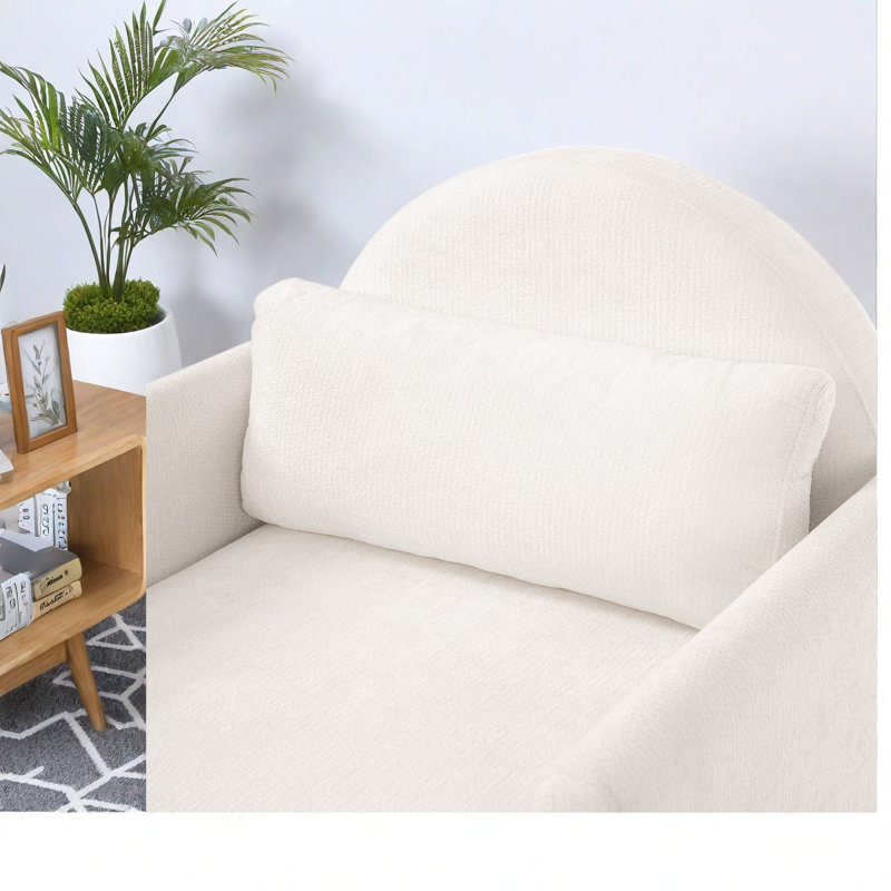 Chaises d'appoint multifonctionnelles avec coin pour animaux, tissu en bois beige, maison moderne