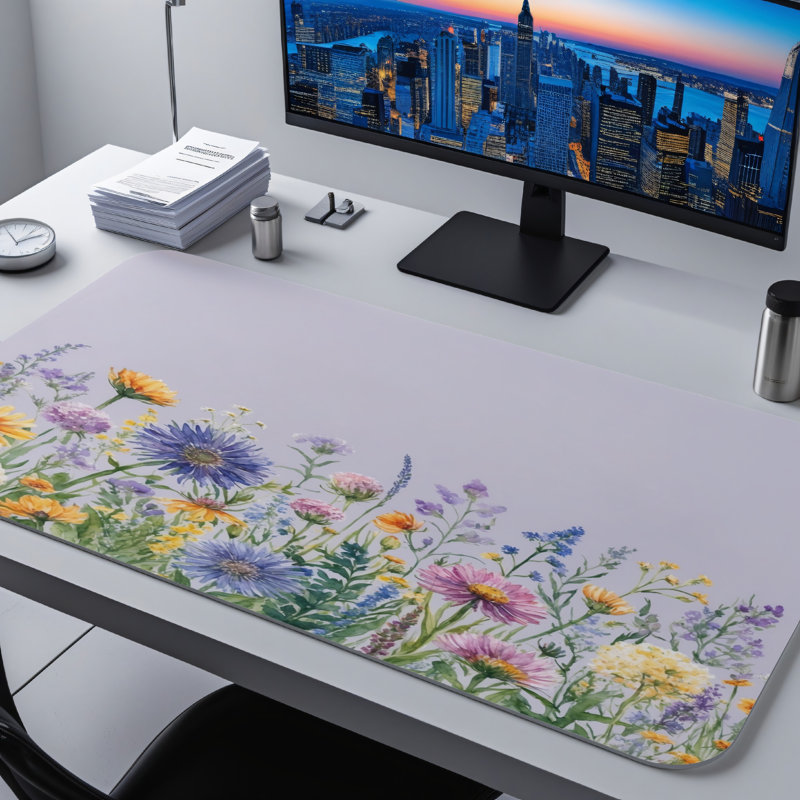 Polyester Desk Pad, 23.6x13.8