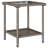  Garden Sofa Gray, Dark Gray PE Rattan Medium Adjustable Feet