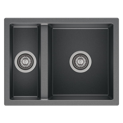 Toulon 1.5 GS - Modern compact 1.5 bowl granite sink