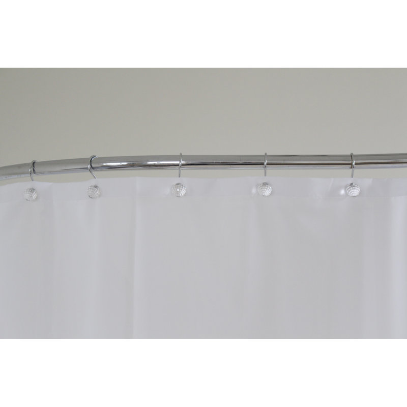 Crochets de rideau de douche Premium, Transparent
