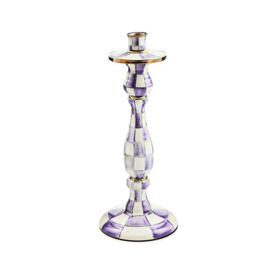 Violet Check Candlestick