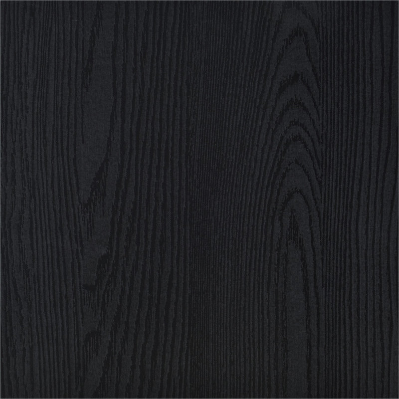 Ensemble de tables basses Living Room avec plateau relevable en placage de bois véritable de ton noir, deux pièces rectangulaires