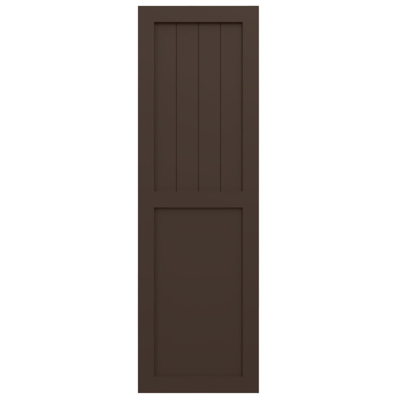 Volets combinés EnduraCore, Brun raisin, 12"W, 28"H