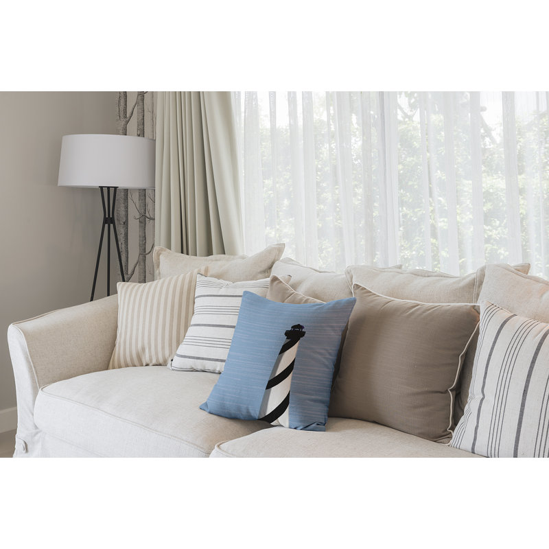 Nautical Nights Reversible Throw Pillow, 26" H x 26" W