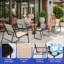 Ensemble de conversation extérieur avec causeuse, fauteuil et table-1759034461