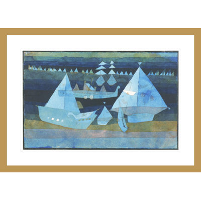 «Little Regatta» par Paul Klee, impression giclée sur cadre