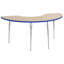 Table d'activité demi-lune thermofusionnée ajustable 72 "x 36"-21644813-21644811