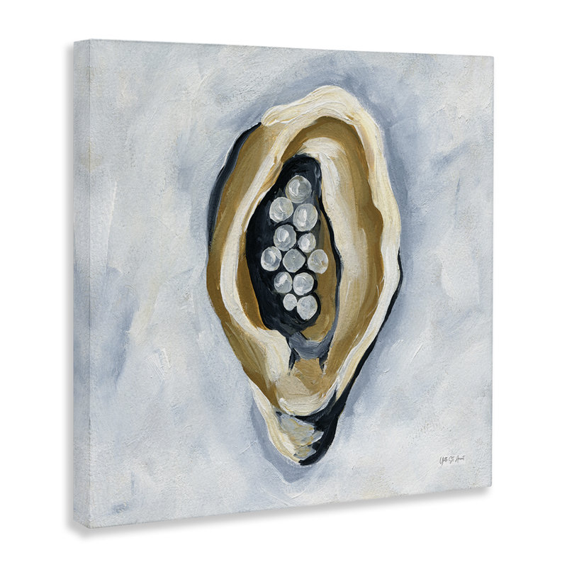 Art mural sur toile World is Your Oyster par Yvette St. Amant, H 17 po x l 17 po