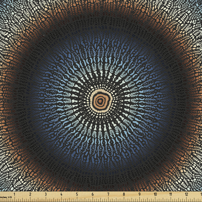 Tissu Ambesonne Mandala, l 58 po x L 108 po