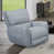 Pale Blue Top Grain Leather selected