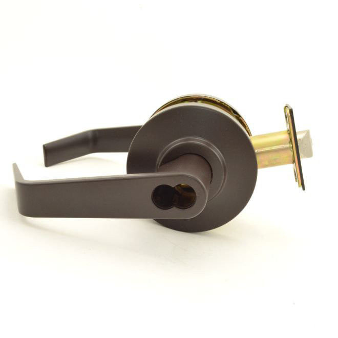 C2000CLRMR626SFIC Classroom Grade 2 Regular Lever Non Clutching Cylindrical Lock With Small Format IC Prep; 2-3/4" Backset; And ANSI Strike Satin Chrome Finish