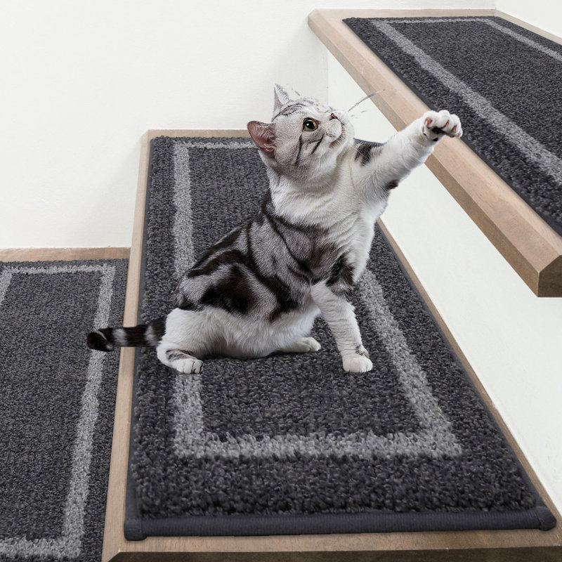 Rickeya Non-Slip Stair Tread, Grey