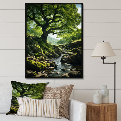Benjain Tree Verdant Serenade - Print on Canvas