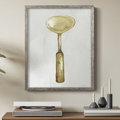 Kitchen Necessity I Framed Print - Solid Wood