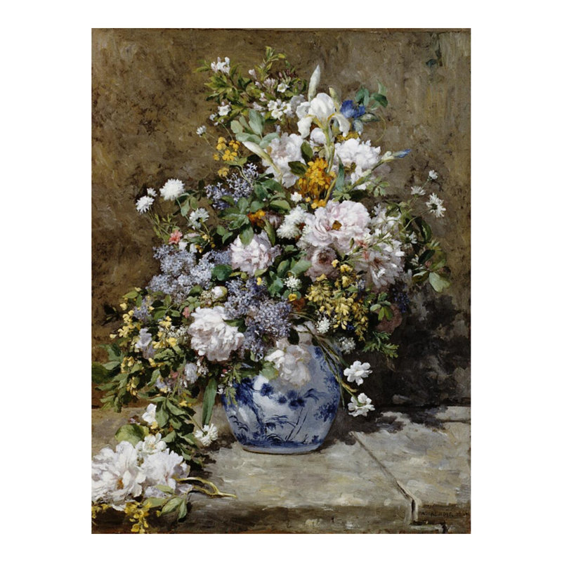 «Spring Bouquet» par Pierre-Auguste Renoir - Estampe numérique, H 20 po x l 16 po