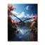 Asian Art Majestic Mont Fuji IV - Horloge murale moderne asiatique-99630353