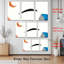 Abstrait, croissant de lune et plume, art mural sur toile, impression moderne minimaliste (ensemble de 3)-885034868