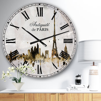 Horloge murale Paris