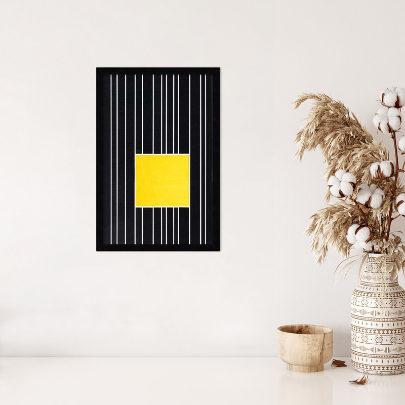 Yellow Box Self Storage by Alex Dunn, Black, 21" H x 14" W