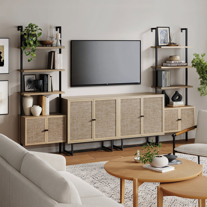 Entertainment Center for TVs up to 65", Brown