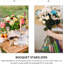 Support de bouquet réglable en métal avec base stable, présentoir à fleurs de 9 pouces pour les arrangements floraux, les mariages et la décoration intérieure