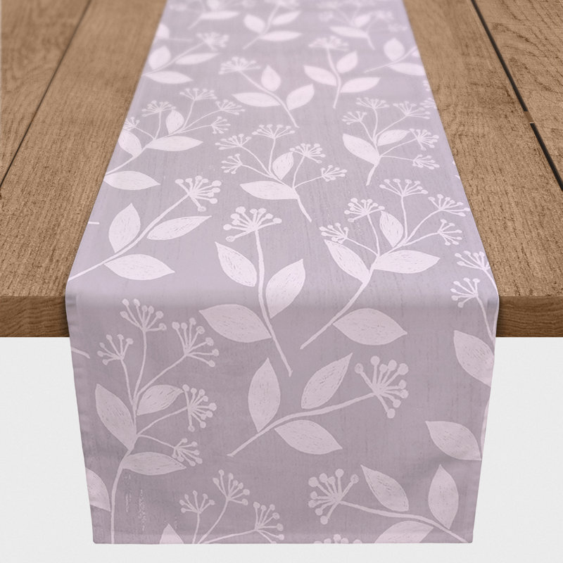 Jackia Floral Table Runner, 90" L x 16" W