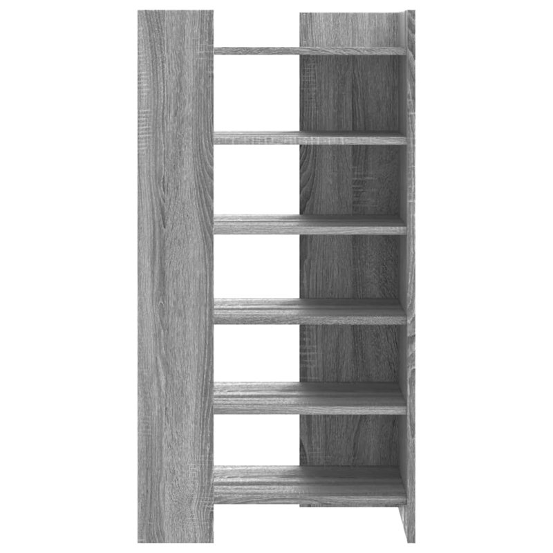 10 Pair Shoe Storage Cabinet, Grey Sonoma