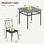 Ensemble de table de cuisine avec 2 chaises rembourrées-1713291030-1713291031-1720450770