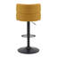 Mason Brushed Velvet Bar Stool-1257160522