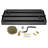 Tretco Powder Coated Triple Row Gas Burner Pan & Connection Kit for Fire Pit or Fireplace NG Natural Gas - Easy to Install + Bonus Bag of Glowing Embers-19314521-19314525
