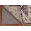 Tapis indien mauve Oushak 3 x 8