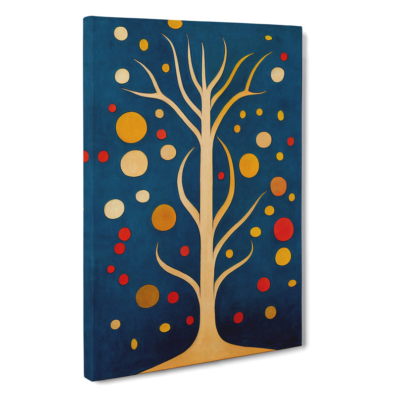 Bold Abstract Tree No.3 - Wrapped Canvas, 60cm H x 40cm W x 3cm D