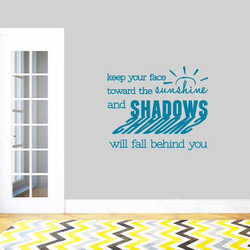 Stegman Text & Numbers Wall Decal, Teal