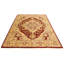 Tapis unique en laine noué à la main Chobi 9 pi x 12 pi New Age Beige