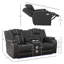 Causeuse inclinable électrique en faux cuir de 73,2 po de largeur Davarious-107243169