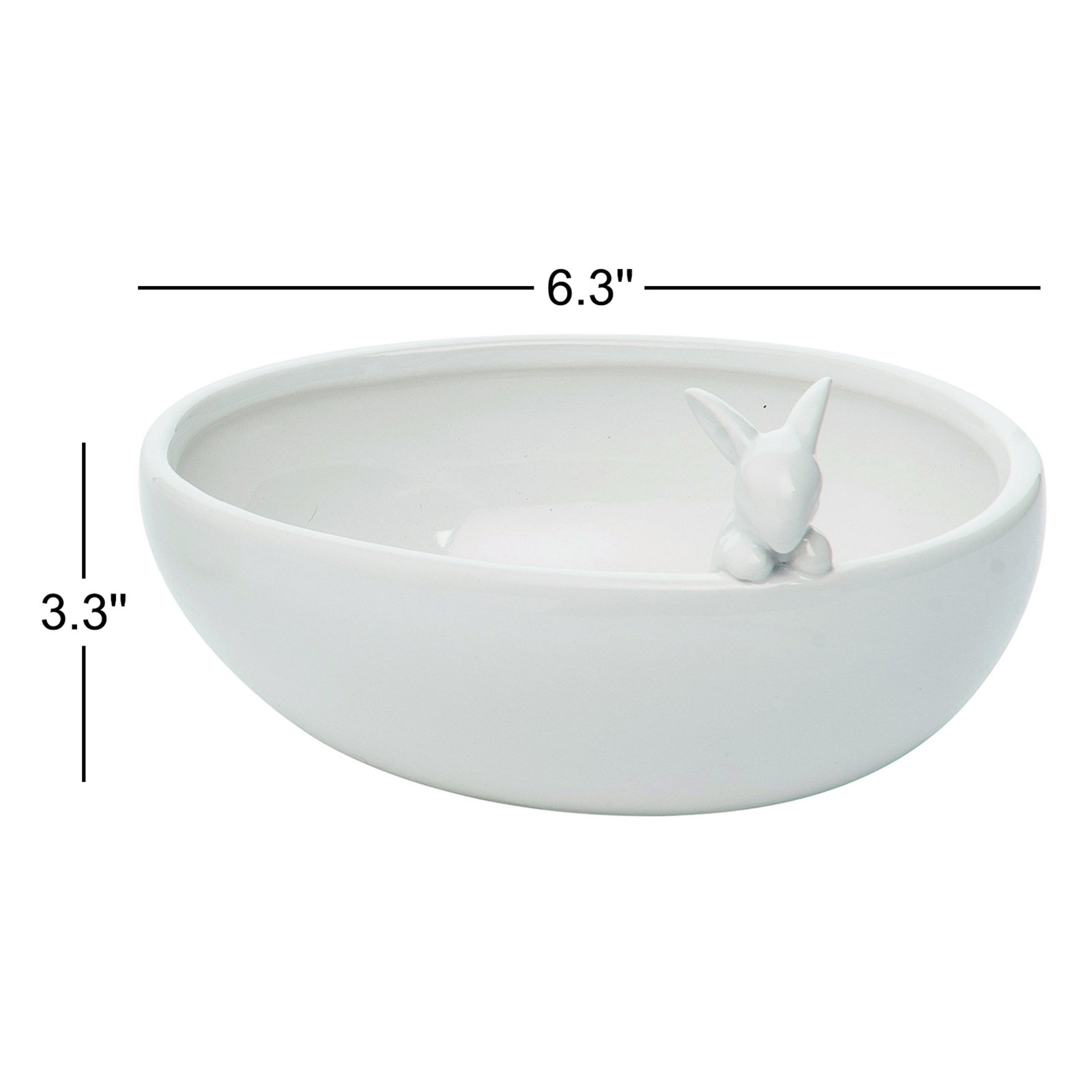 Easter Elegance Ceramic Serving Bowl