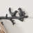Dark Brown Cast Iron Birds On Tree Branch Decorative Wall Sculpture Utility Hook Unit With 4 Hooks