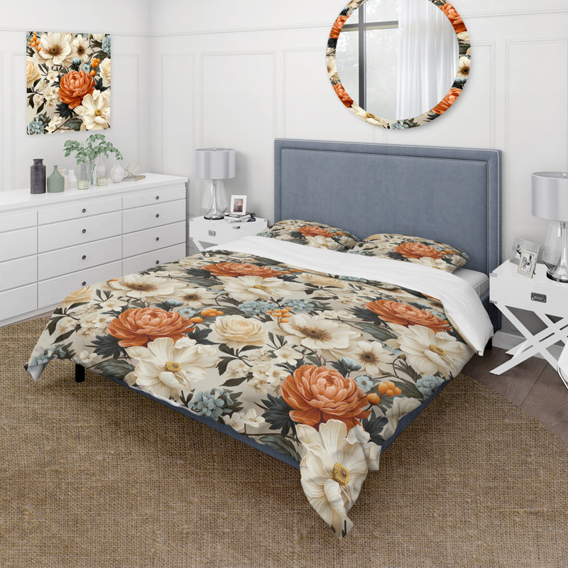 Ensemble de housse de couette Asharra, Housse de couette pour très grand lit et 2 très