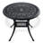 35.43-inch Patio Dining Round Table with a 1.88-inch Umbrella Hole